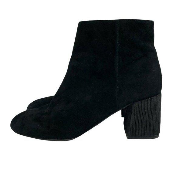 Seychelles Womens Audition Black Suede Side Zip Ankle Booties Size 8.5 - Picture 3 of 8